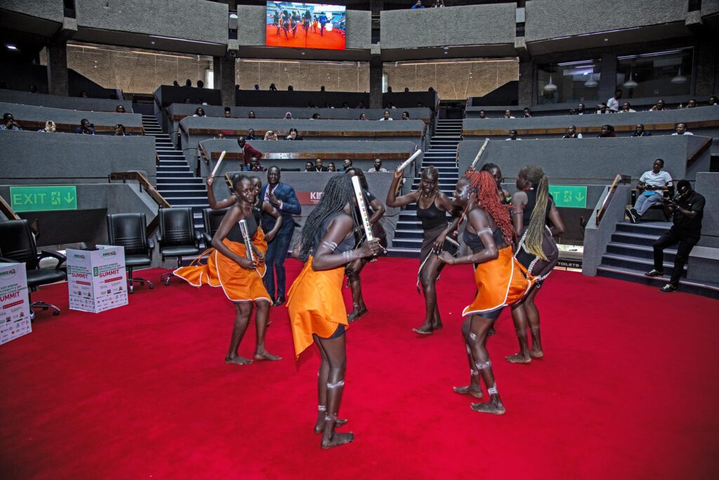 Cultural performance on the plenary floor