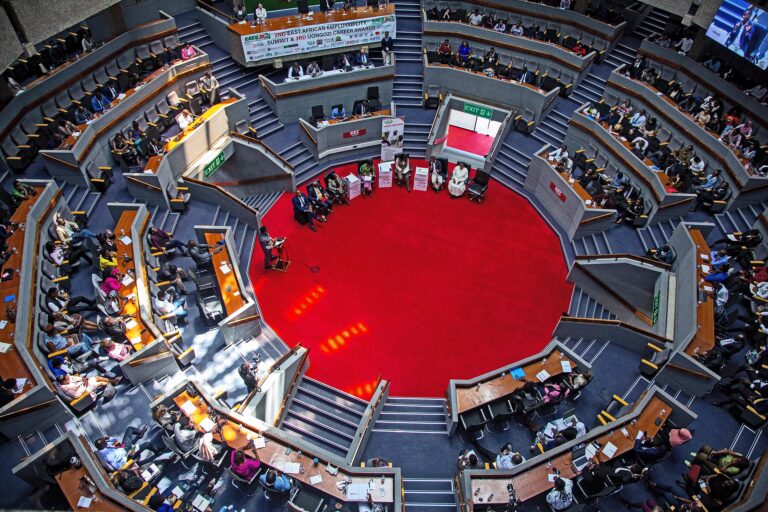 Aerial view of the KICC plenary