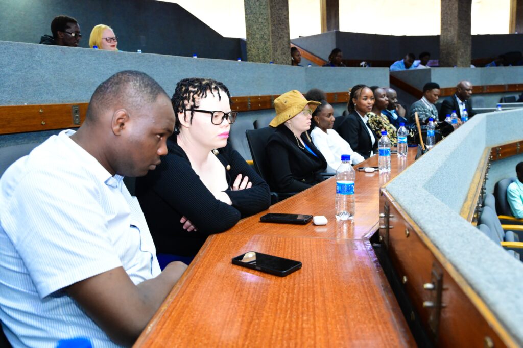 Delegates in session
