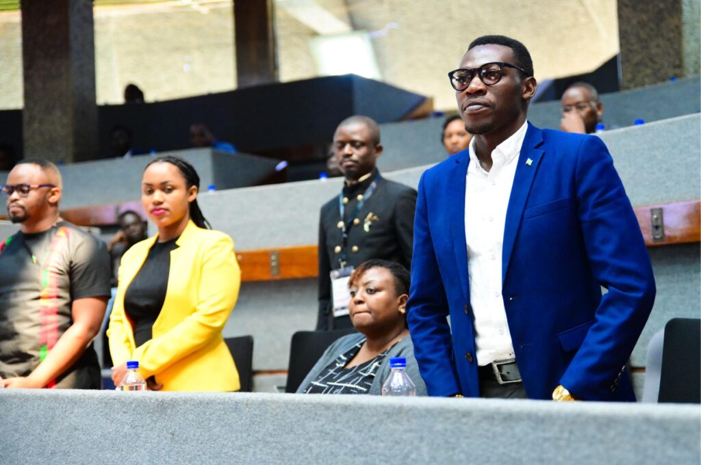 Young delegates at the summit