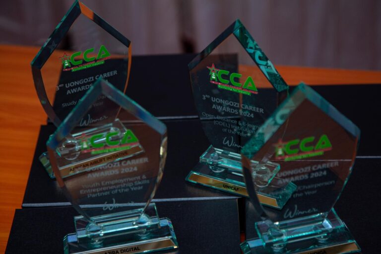 Uongozi Career Awards trophy